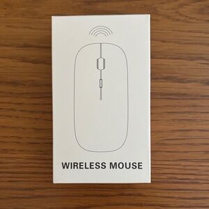 Wireless Mouse - White & silver